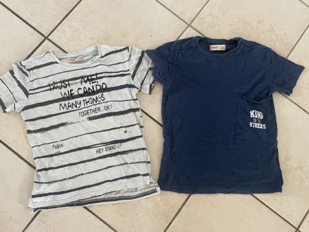 2 Silversun T-Shirts Gr. 140 Jungen