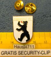 APPENZELL AI KKANTONSWAPPEN PIN GOLDIG GEPRÄGT
