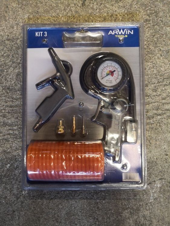 Tutti gli attrezzi: ARWIN DRUCKLUFT-SET KIT 3 – Nuovo e nell'imballaggio originale da OBERSTETTEN venduto da simba0810