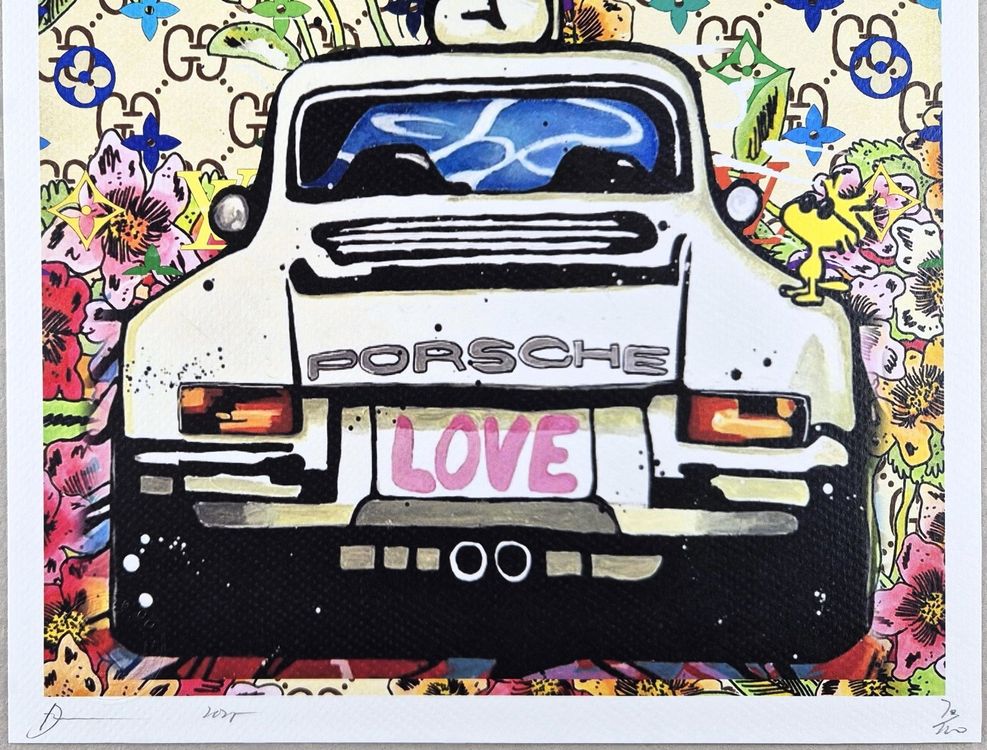 Death NYC Pop Art Druck Floral