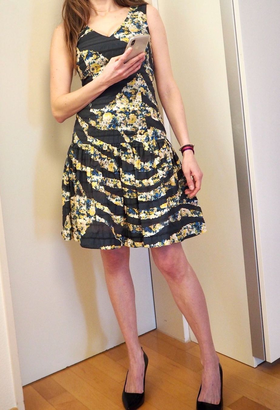 Roberto Cavalli Vestiti: Roberto Cavalli Class Designer Kleid Gr.36 dunkelblau – Usato da Schwerzenbach venduto da cygnuss 3