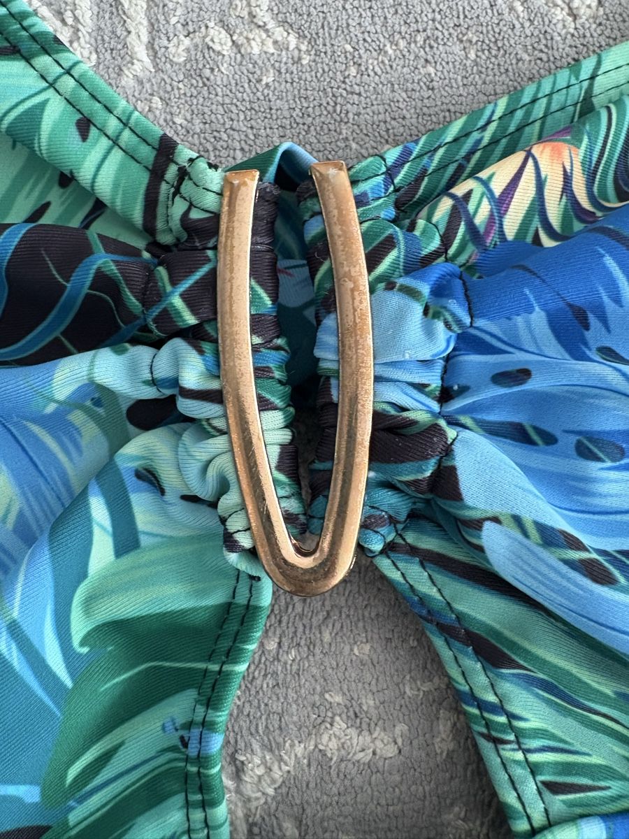 Costumi da bagno & Bikini: Exotischer Badeanzug mit Blätterprint – Usato da Zürich venduto da Anushka86 5