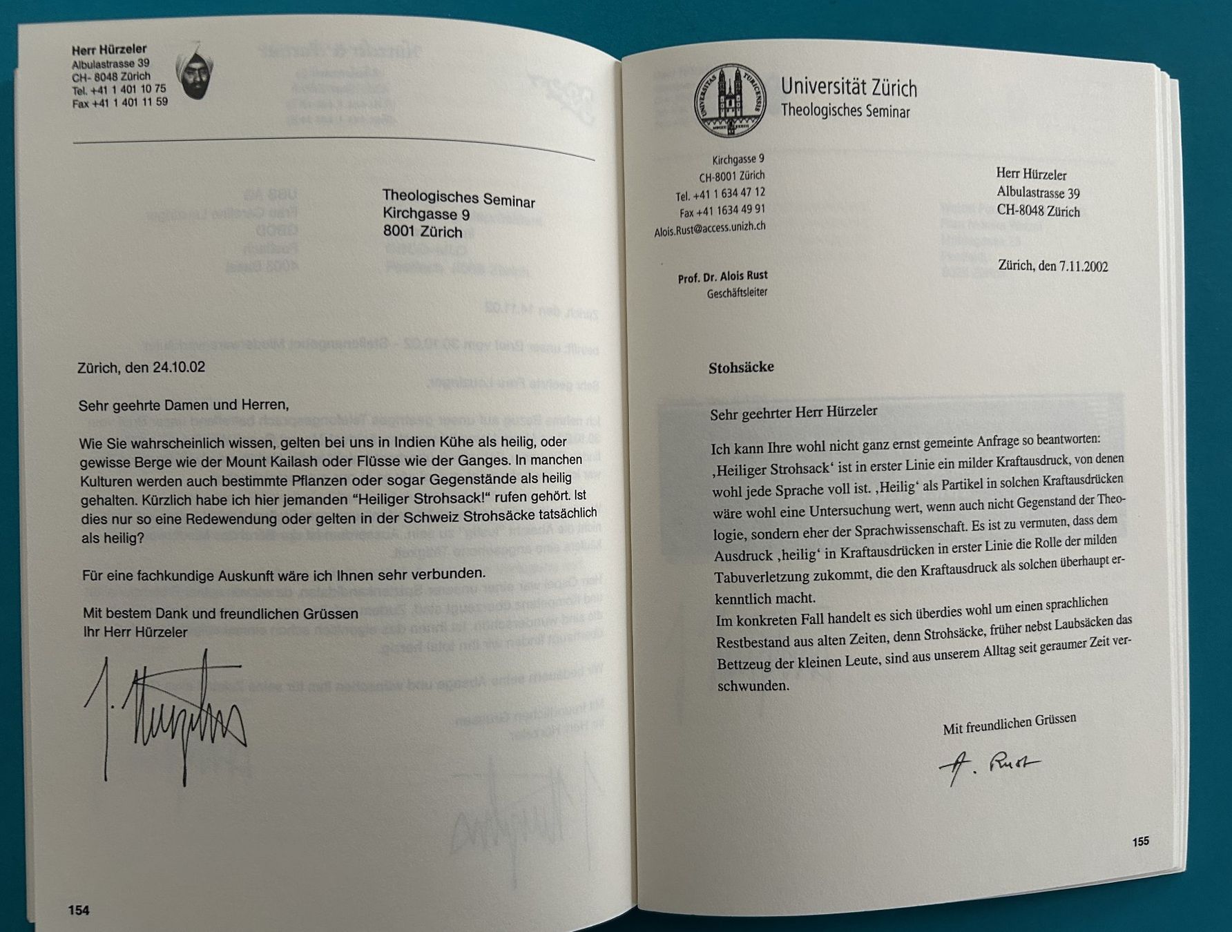 Bücher: NONSENSBRIEFSAMMLUNG – Gebraucht aus Zürich von Domus09 5
