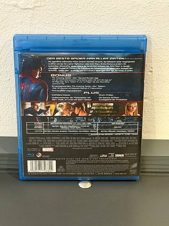 Alle DVDs: The Amazing Spider-Man Blu-ray – Gebraucht aus Eschen von andinymous 2