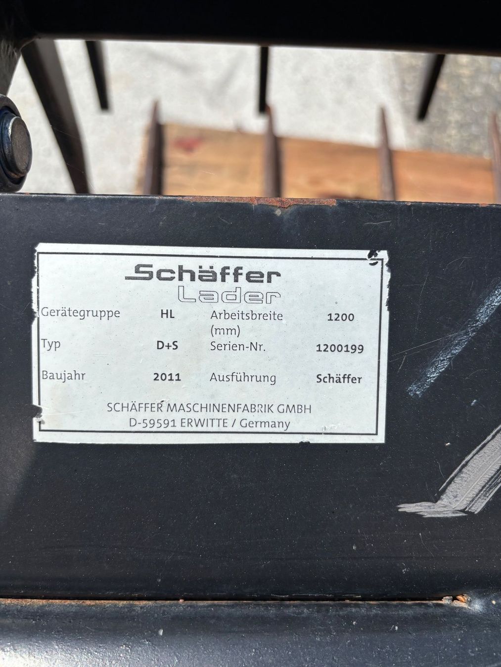 Pinces: Mistzange Schäffer Occasion – D'occasion à Meiringen par LMMLandmaschinenGmbH 5