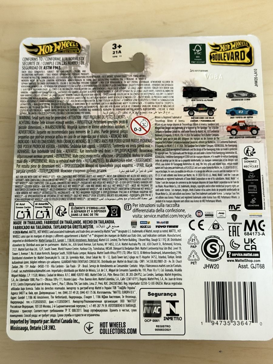 Hot Wheels Modellini d'auto: Toyota Alphard Hotwheels Boulevard – Nuovo e nell'imballaggio originale da Villarimboud venduto da Beowulf1691 2