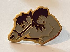 1 Pin Kind auf Pferd/Pony