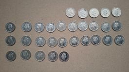 Monnaie Suisse CHF 0.10 de 1986 à 2015 / SS à SS+