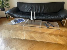 Vintage Space Age Plexiglas Beistelltische Satztische 1970‘s