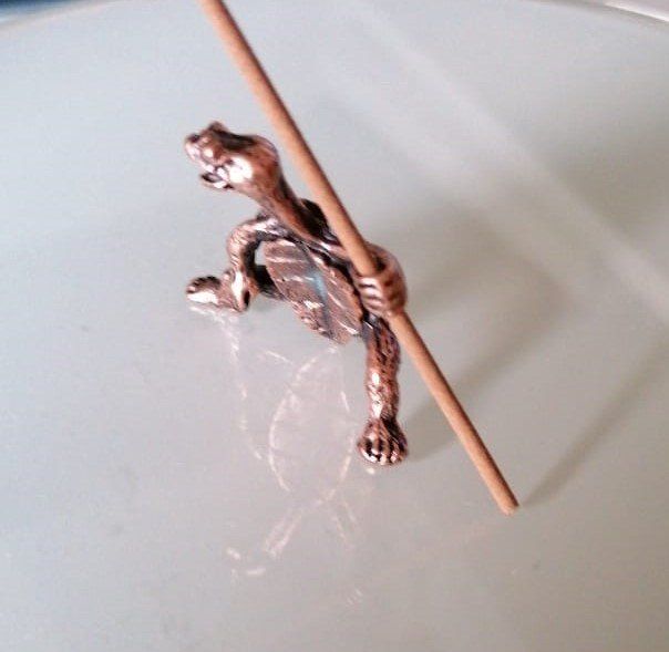 Bruciatori di incenso: kleiner Räucherstäbchenhalter /freche Schildkröte – Nuovo (secondo la descrizione) da Grächen venduto da Hel7890 2