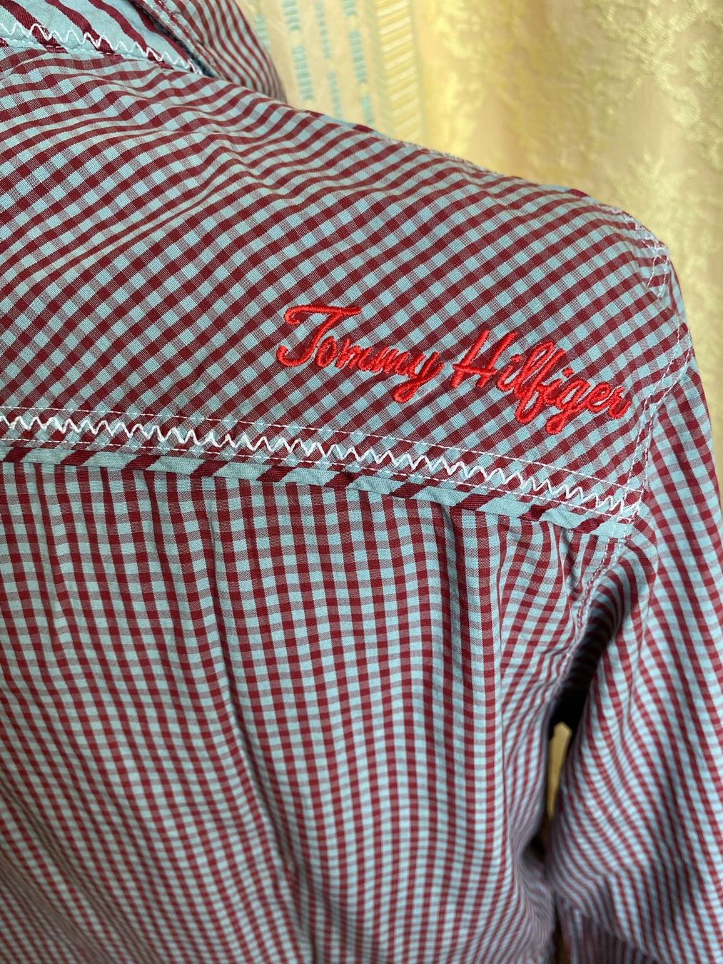 Tommy Hilfiger Chemisiers: TOMMY HILFIGER Westernstyle Blusenhemd Baumwolle – D'occasion à Besazio par lionheart63 7