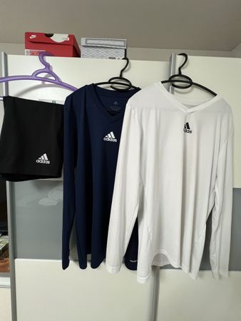 ADIDAS 2/THERMO LONGSLEEVE + 1/THERMO SHORTS