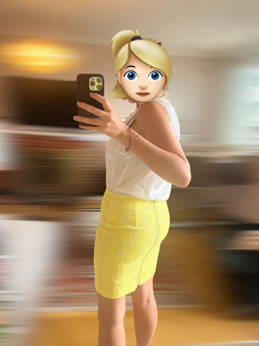 Röcke: Jupe crayon jaune citron CHIC by Jacob T38 – Neu (gemäss Beschreibung) aus Lausanne von Stephaniesdressing 9