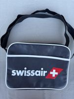 Retrotasche mit Swissair-Logo in schwarz