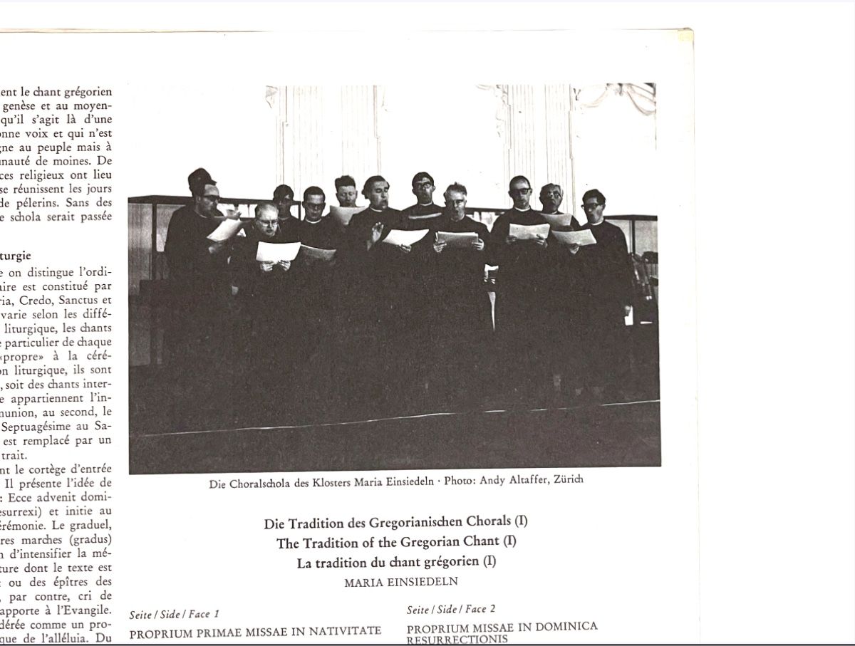 Dischi in vinile: Gregorianischer Choral Chant - Kloster Maria Einsiedeln – Usato da Luzern venduto da woti-shop 6
