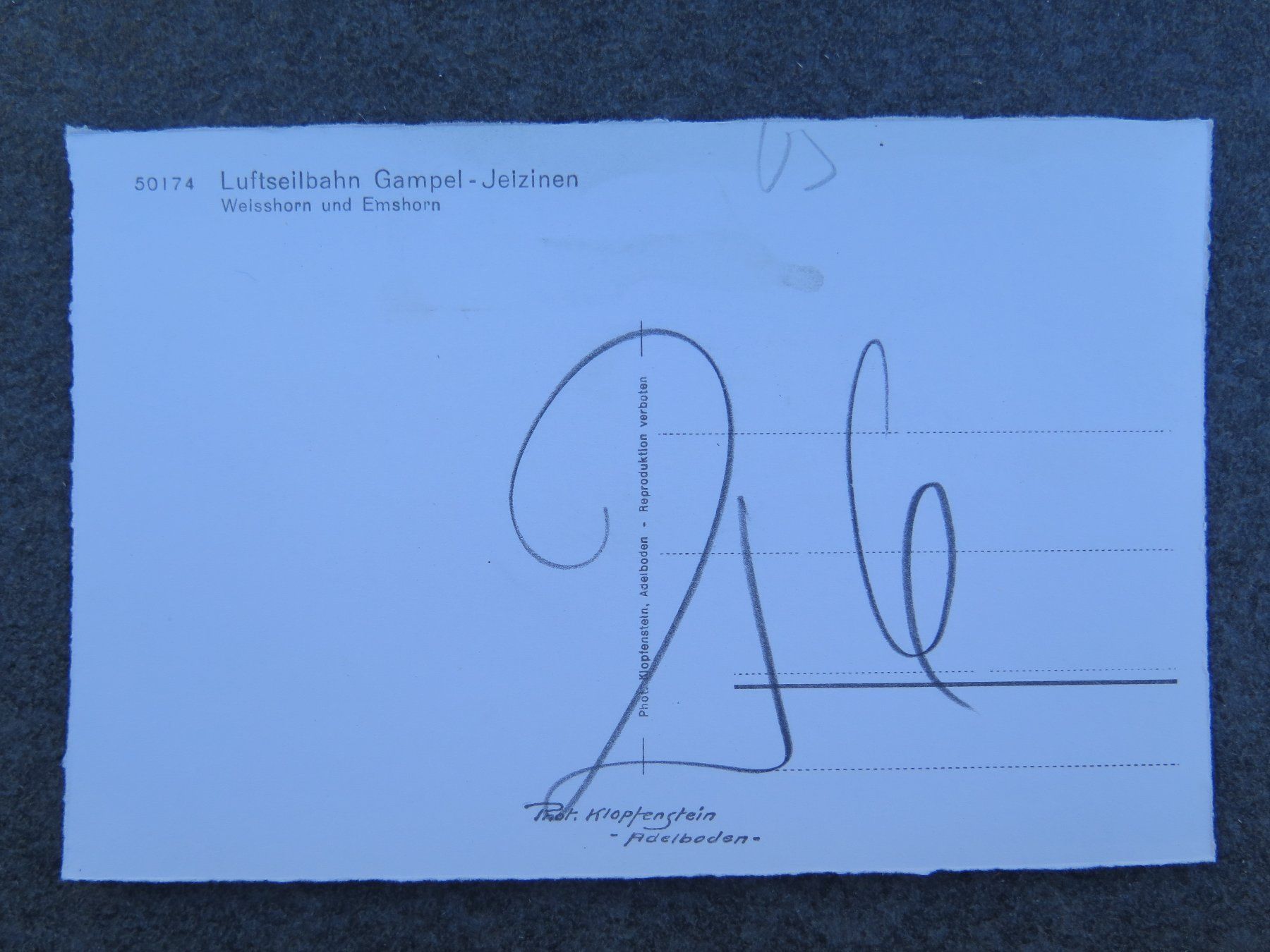 Cartes postales: GAMPEL-JETZINEN - LUFTSEILBAHN – D'occasion à Wittenbach par lipasal 1