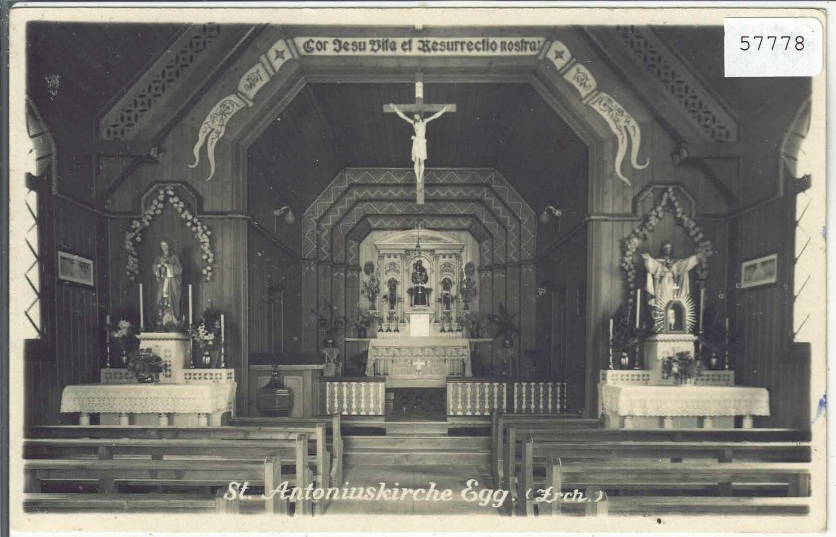 Cartoline postali: St. Antonius-Kirche in Egg ZH – Usato da Ettingen venduto da Kartenplanet