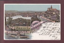 Gruss aus THUN - 1898 Litho Schlumpf