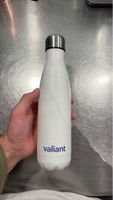 Valiant Isolierflasche, Weiss, für warme und kalte Getränke