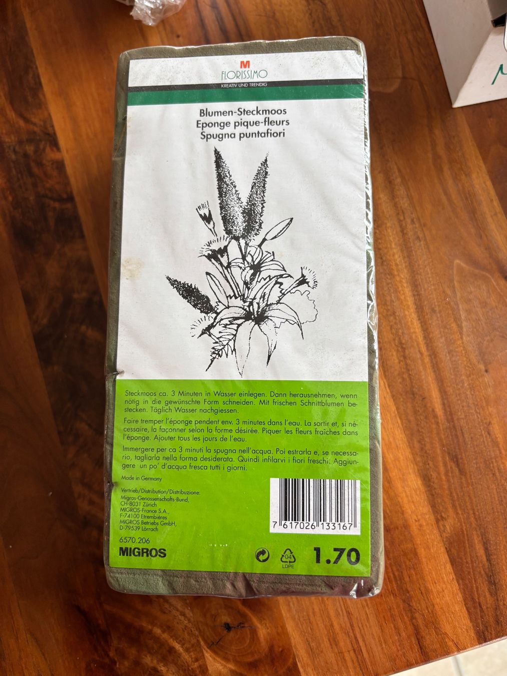 Kit bricolage: Styroporkugel 3 Stück und Steckschwamm – Usato da Balsthal venduto da Uroby 2