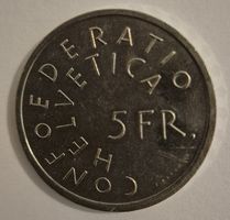 Pièce de 5 Fr. 1975 - Edition spéciale pour collectionneur.