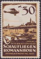 1924, Nr.9I (Int. Schaufliegen Romanshorn) ungebraucht, 30.-