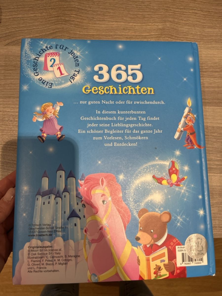 Libri: 365 tolle Geschichten Buch – Nuovo (secondo la descrizione) da Riehen venduto da chr_h8fh 1