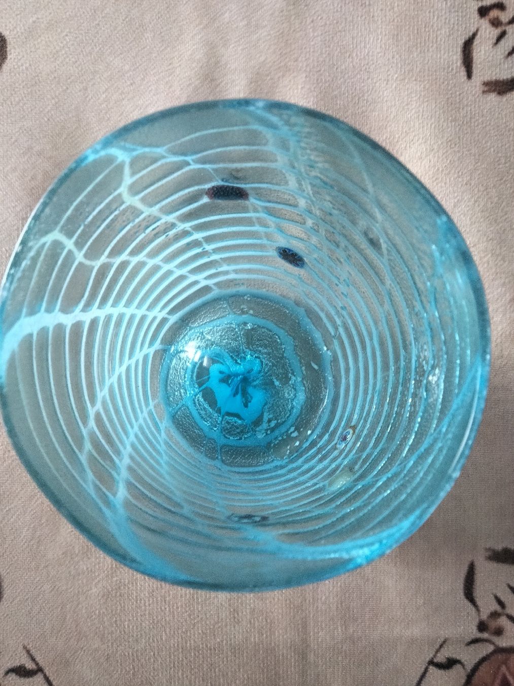 Murano Gläser: Wasser Glas Murano Millefiori eisblau  – Neu (gemäss Beschreibung) aus Küsnacht ZH von turtlehouse 3