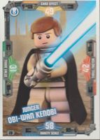 LEGO STAR WARS TRADING CARD SERIE 3 # 28 OBI WAN KENOBI