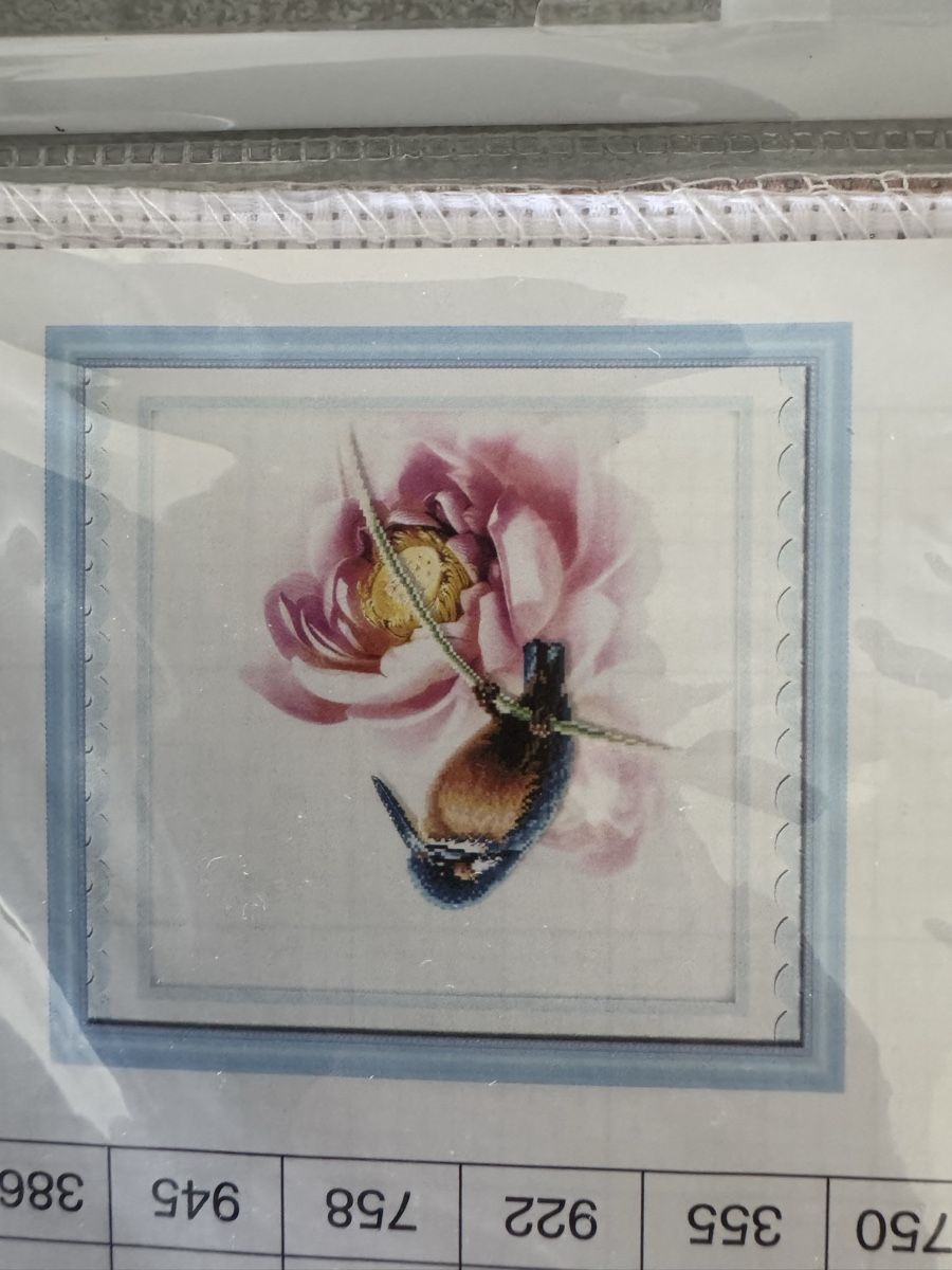 Foto & Immagini: Kreuzstichbild Eisvogel (ca. 36 x 36 cm) mit Vorlage – Nuovo (secondo la descrizione) da Fieschertal venduto da REZELL