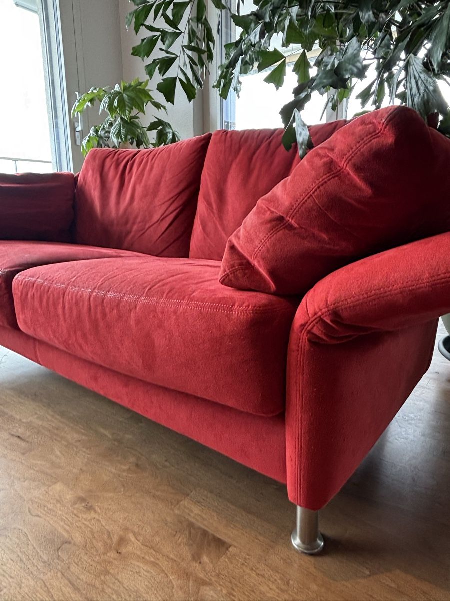 Divani: Rote Ledersofa superbequem – Usato da Emmenbrücke venduto da claudiobr 5
