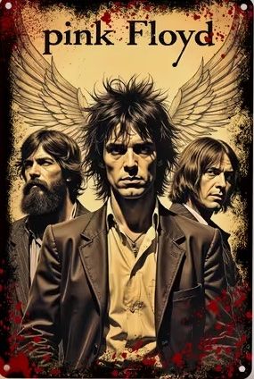 Schilder: Pink Floyd Blechschild Metal Rock Band – Neu (gemäss Beschreibung) aus Horn von abutre72