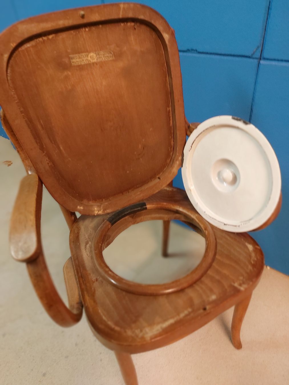 Sedie: Abort-/WC Holzstuhl – Usato da Luzern venduto da Legomusegg 2