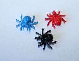 Lego 3 Spinnen rot blau schwarz
