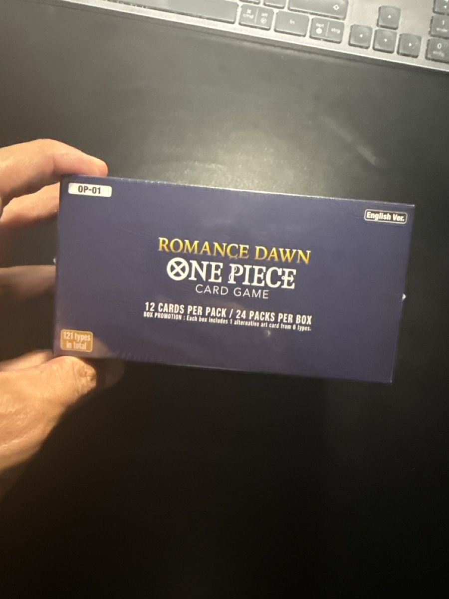 Bandai Carte collezionabili: One Piece TCG OP01 Blue Bottom Pre-Errata Top – Nuovo e nell'imballaggio originale da Dübendorf venduto da godpack 2