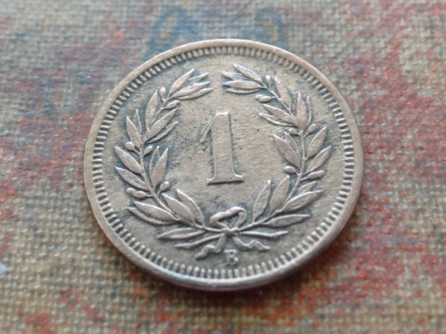 Tutti le monete: 1 Rp. 1908  (B) – Usato da Romanel-sur-Lausanne venduto da Swift13 1