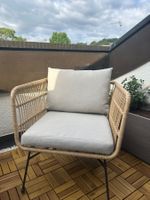2er Set Schou Gartenstühle mit Kissen
