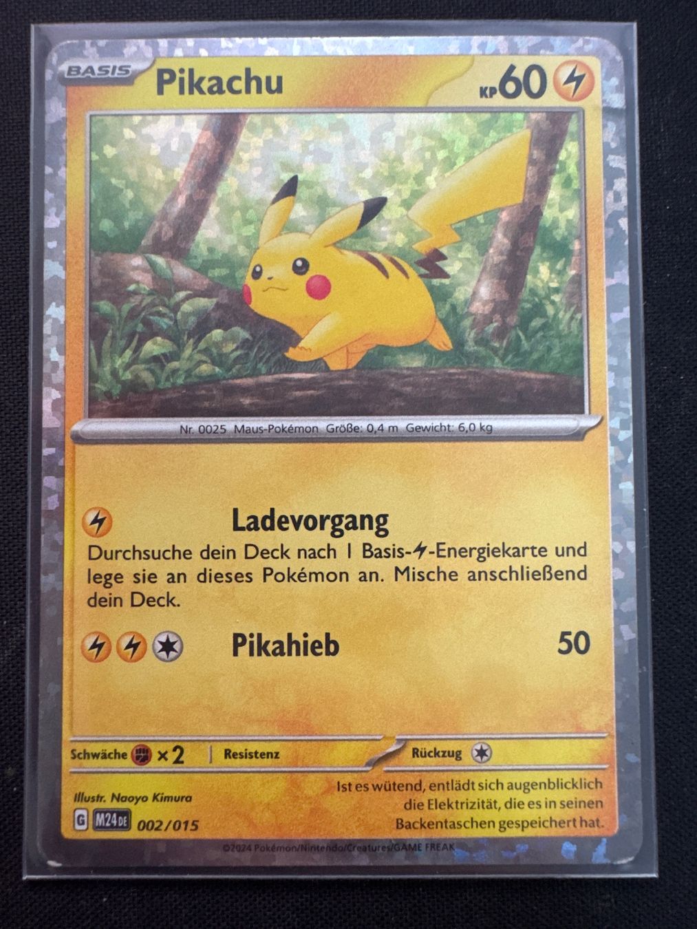 Pokémon Sammelbilder & Trading cards: Pikachu - McDonalds 2024 - 002/015 – Gebraucht aus Mettmenstetten von raf_597t
