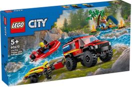 💥LEGO 60412 Feuerwehrgeländewagen m. Rettungsboot NEU