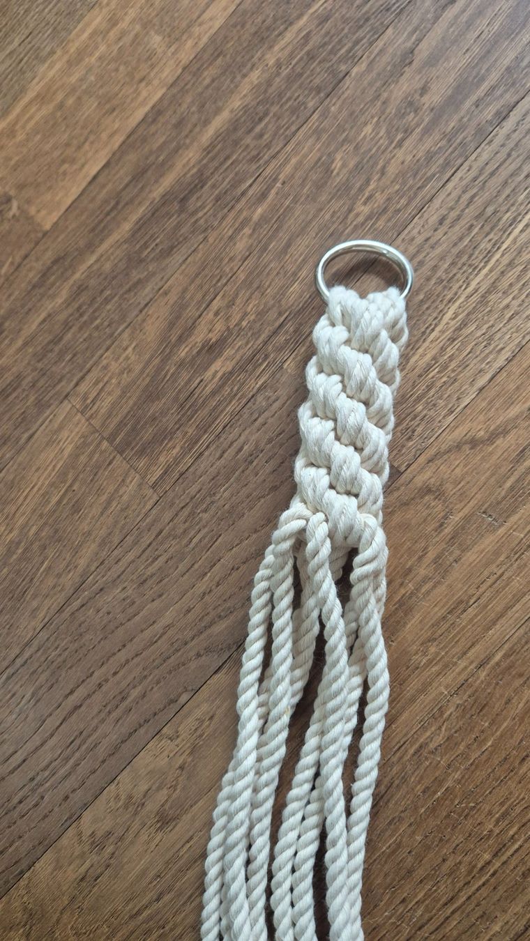 Tutte le decorazioni: White + yellow macrame plant hanger handmade – Nuovo (secondo la descrizione) da Zürich venduto da monadiederich 1