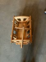 Holz Leiterwagen für Deko