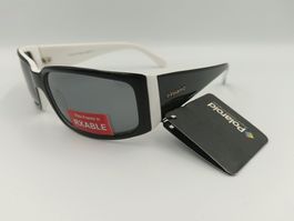 Polaroid Unisex Sport-Sonnenbrille – Schwarz/Weiss – RX-ABLE