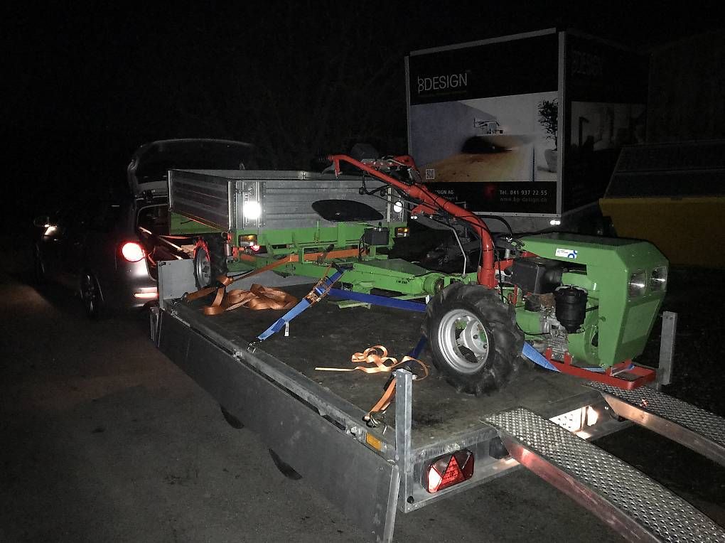 Rimorchi: Einachser Fort E350 mit Triebachsanhänger – Usato da Rickenbach LU venduto da Postpolo 3