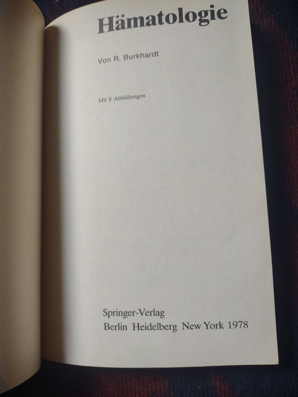 Libri: Hämatologie – Usato da Bassersdorf venduto da elm_f9sw 1
