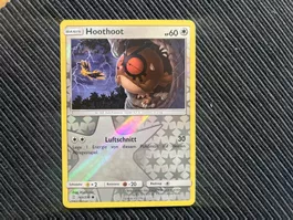 Pokemon Hoothoot reverse Holo Unified Minds near Mint