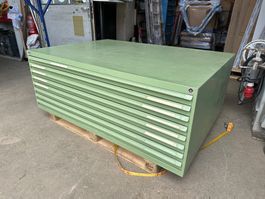 8er Schubladenstock Planschrank metall 150x105xH56cm