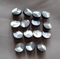 15 Stück Knöpfe, Perlmuttoptik, 13 mm.