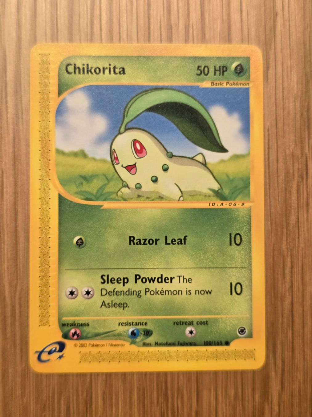Pokémon Carte collezionabili: Pokémon TCG Aquapolis Chikorita – Nuovo (secondo la descrizione) da Rotkreuz venduto da Mahkoh