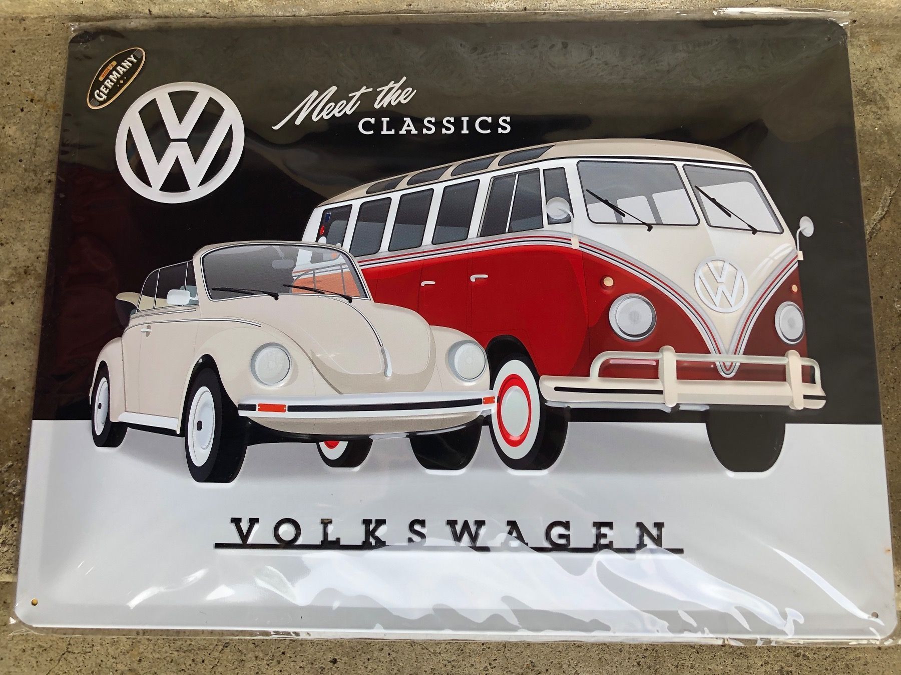 Schilder: Volkswagen vw Käfer Cabrio t1 samba bus classic Oldtimer – Neu und originalverpackt aus Reinach AG von rares75