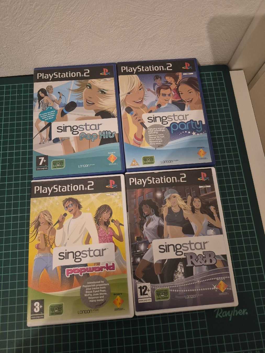 Singstar PS2 Games Bundle - Pop Hits, Party, R&B, Popworld (Gebraucht ...